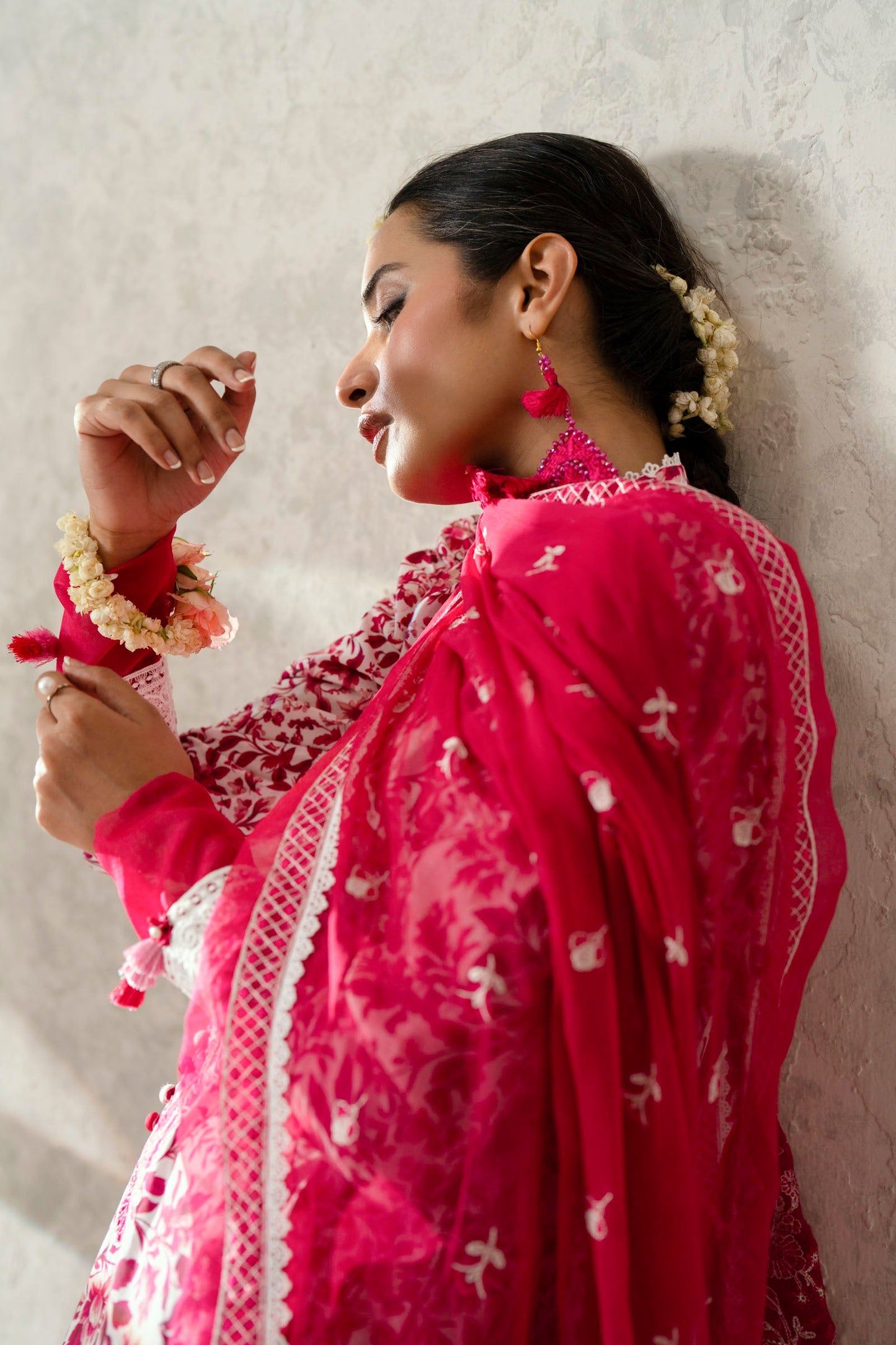 Cotton Lawn Digital Print Embroidery
