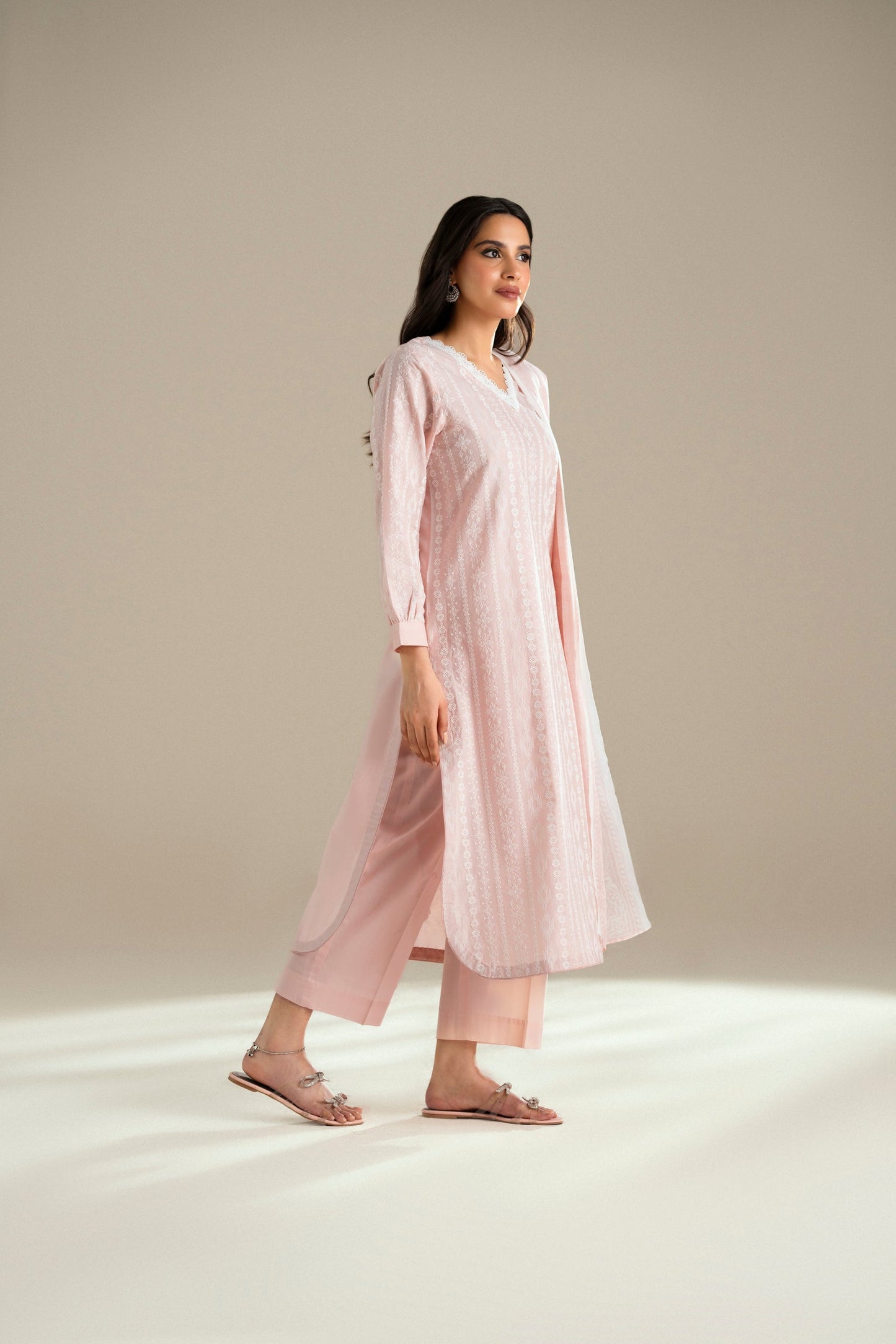 Cotton Lawn Dyed Embroidery