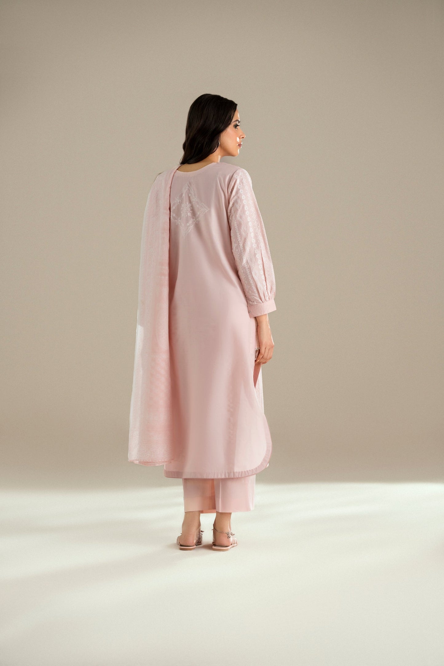 Cotton Lawn Dyed Embroidery