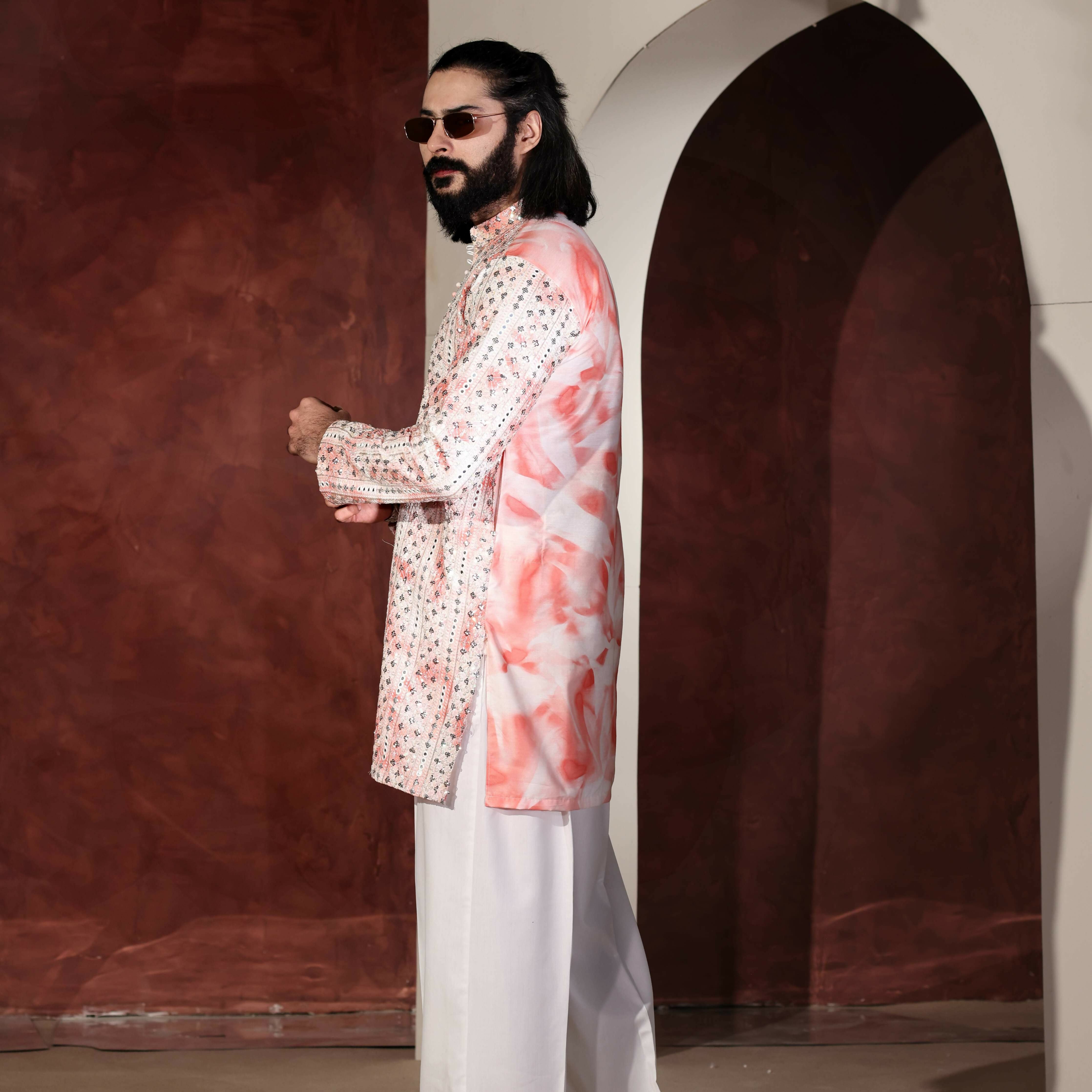 CK 766 Pink Chikankari Kurta