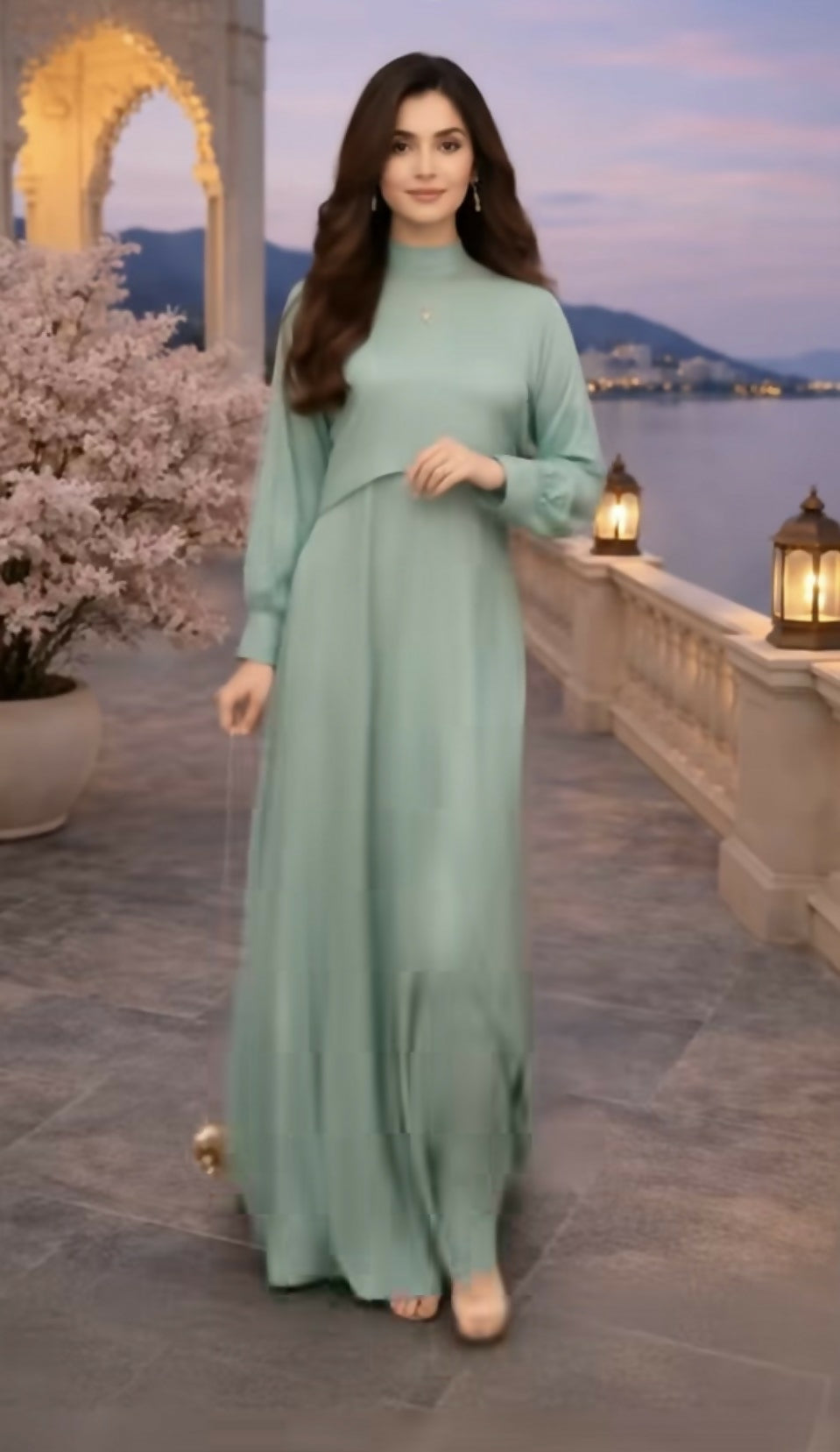 Cape gown