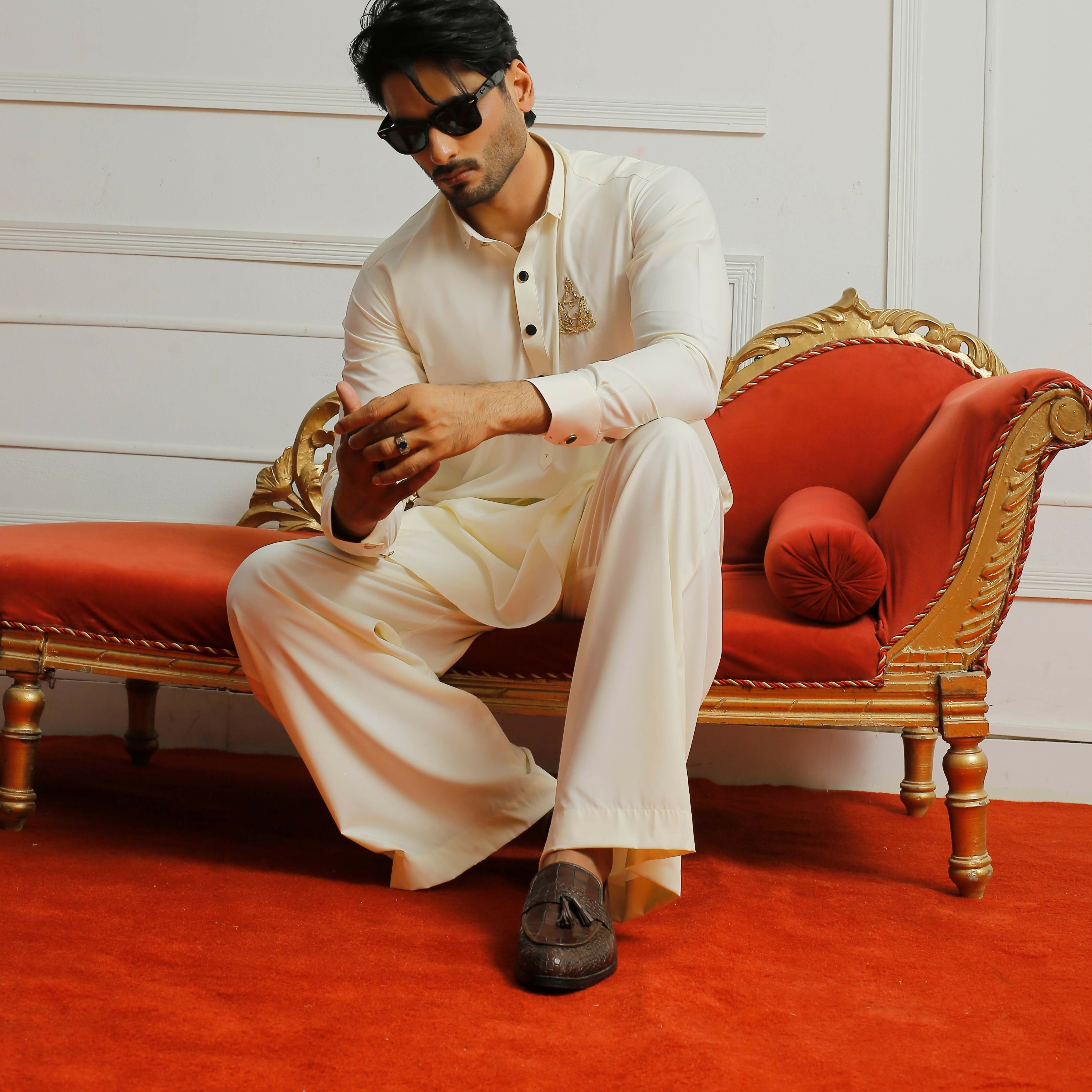 ER 800 Shining Bosci Executive Kameez Farshi Trouser