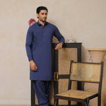 ER 807 Mid Blue Executive Shalwar Kameez