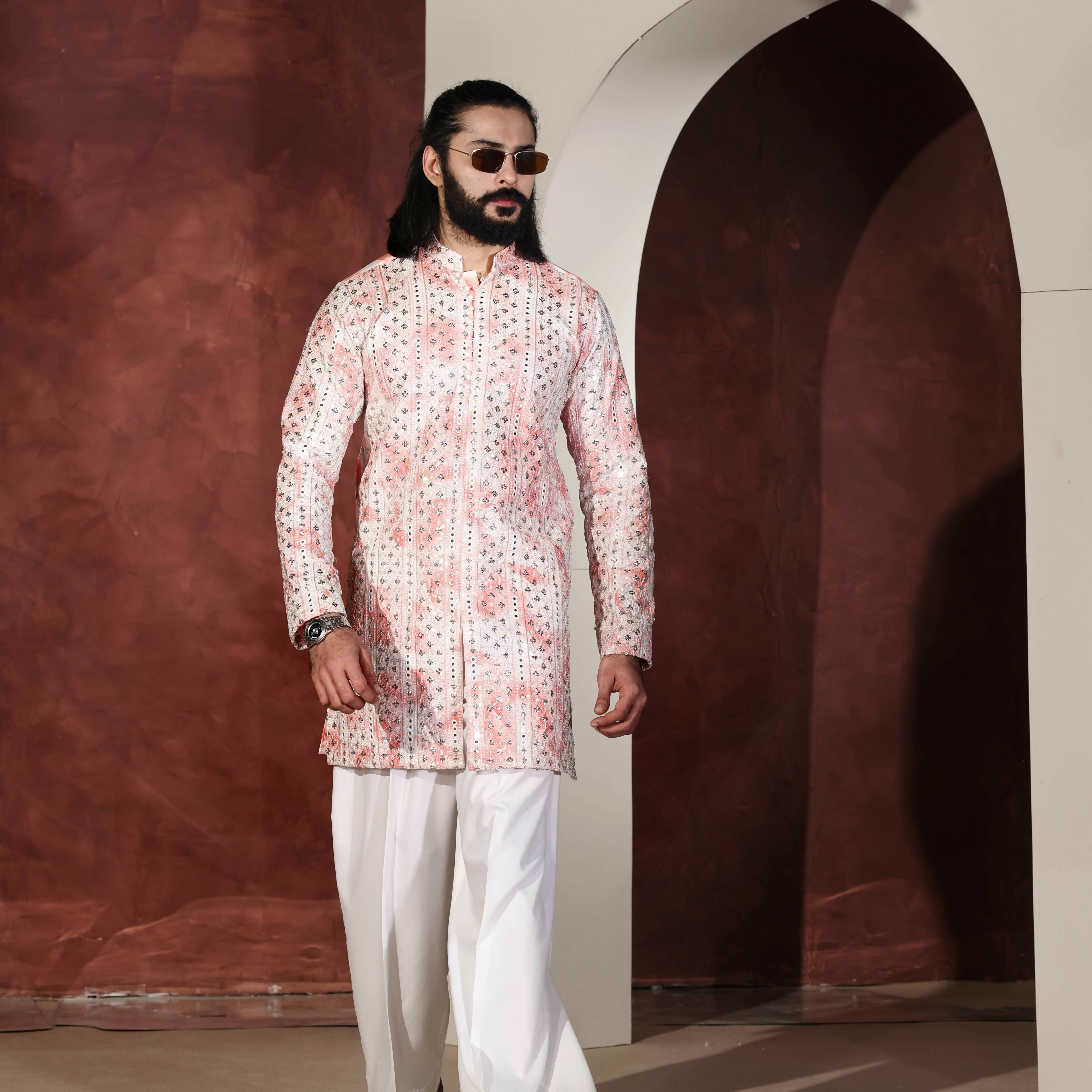 CK 766 Pink Chikankari Kurta