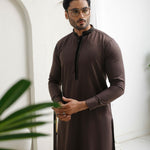 ER 809 Dark Brown Executive Shalwar Kameez
