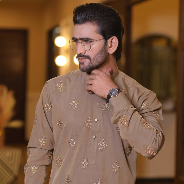 CK 731 Brown Kurta And Pajama