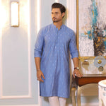 CK 713 Sky Blue Dress Kurta Pajama