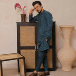 CK 500 Green Embroidered Executive Kurta Pajama