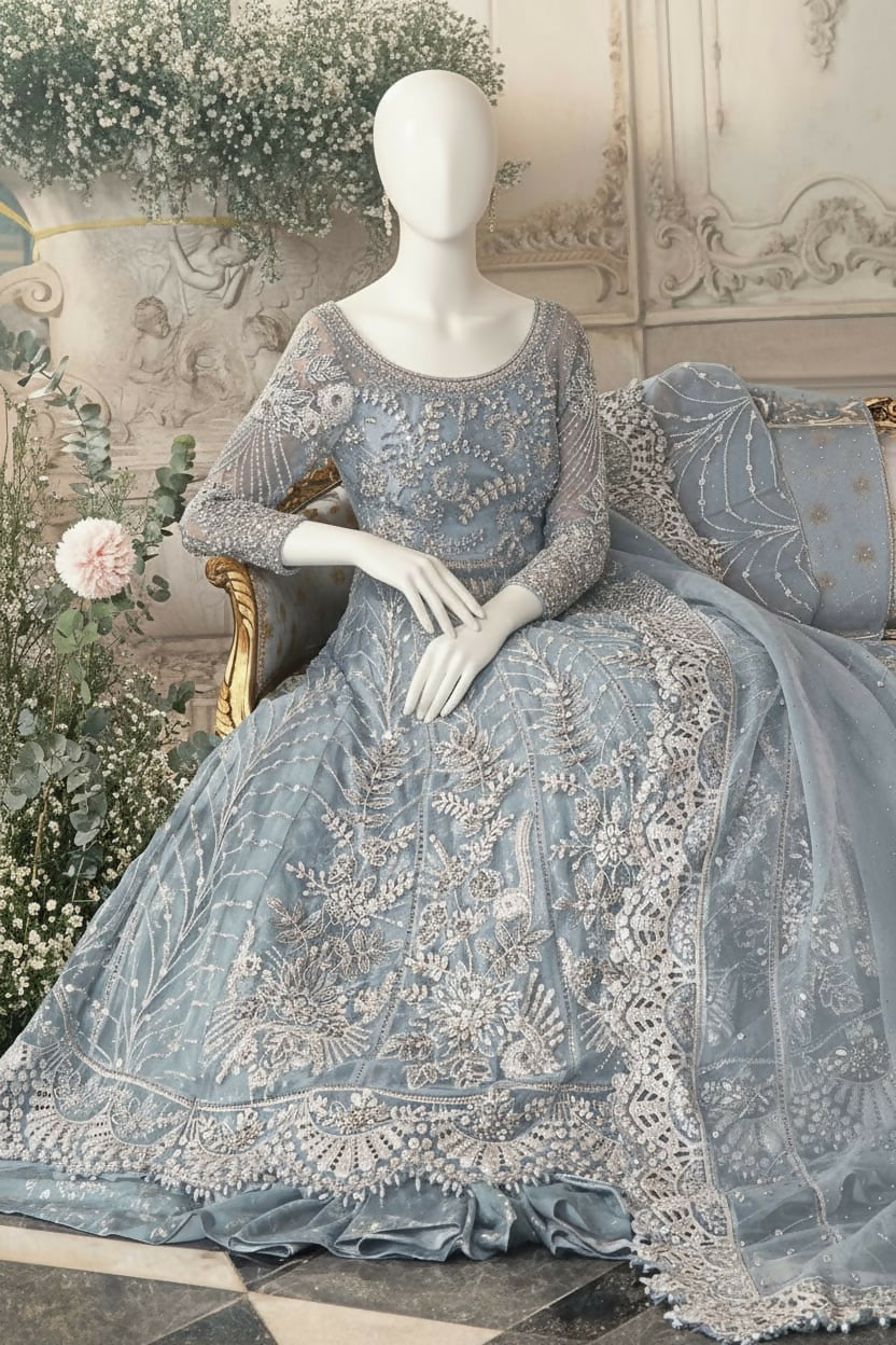 Amani – Celestial Teal Formal Outfit |10047