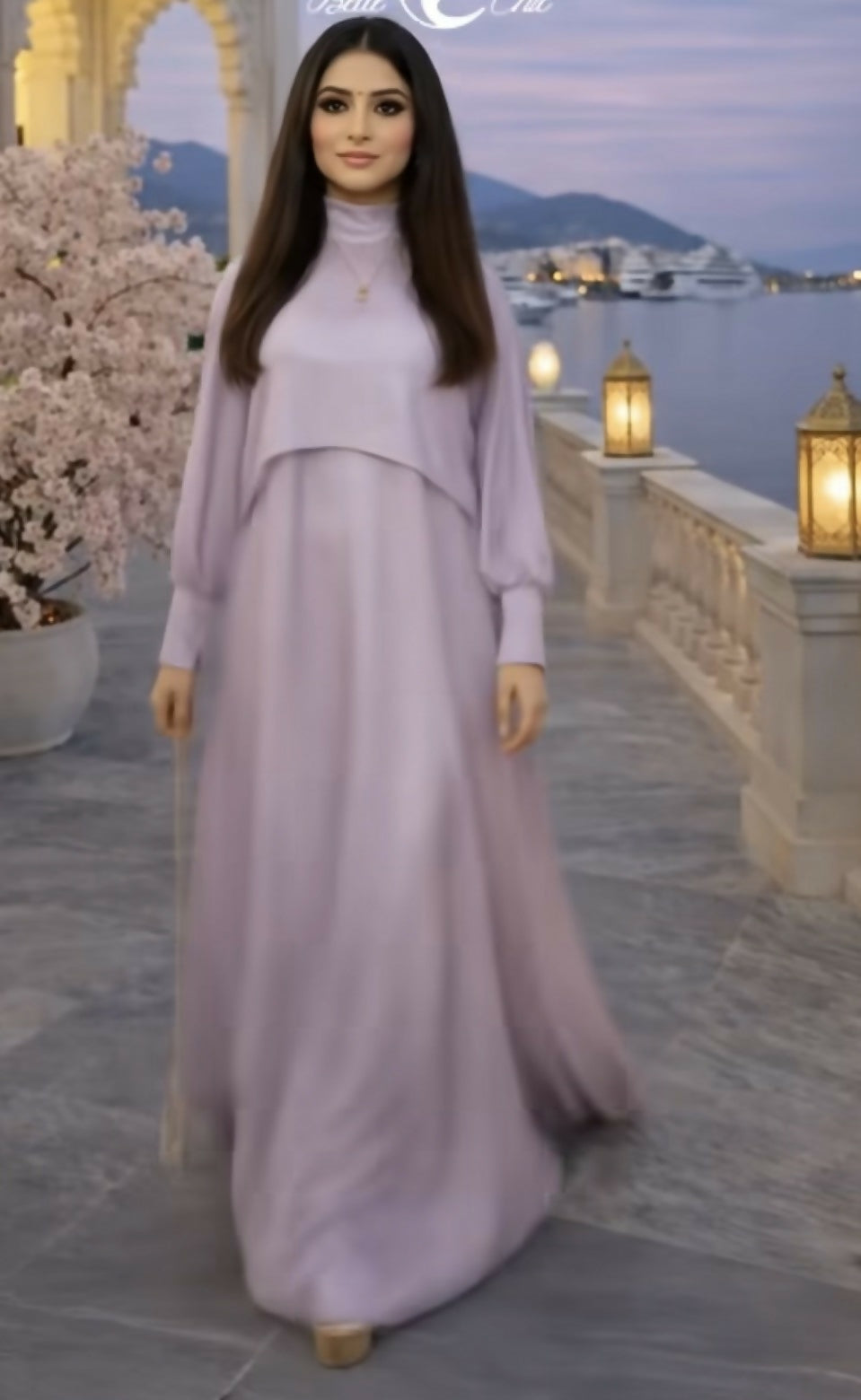 Cape gown