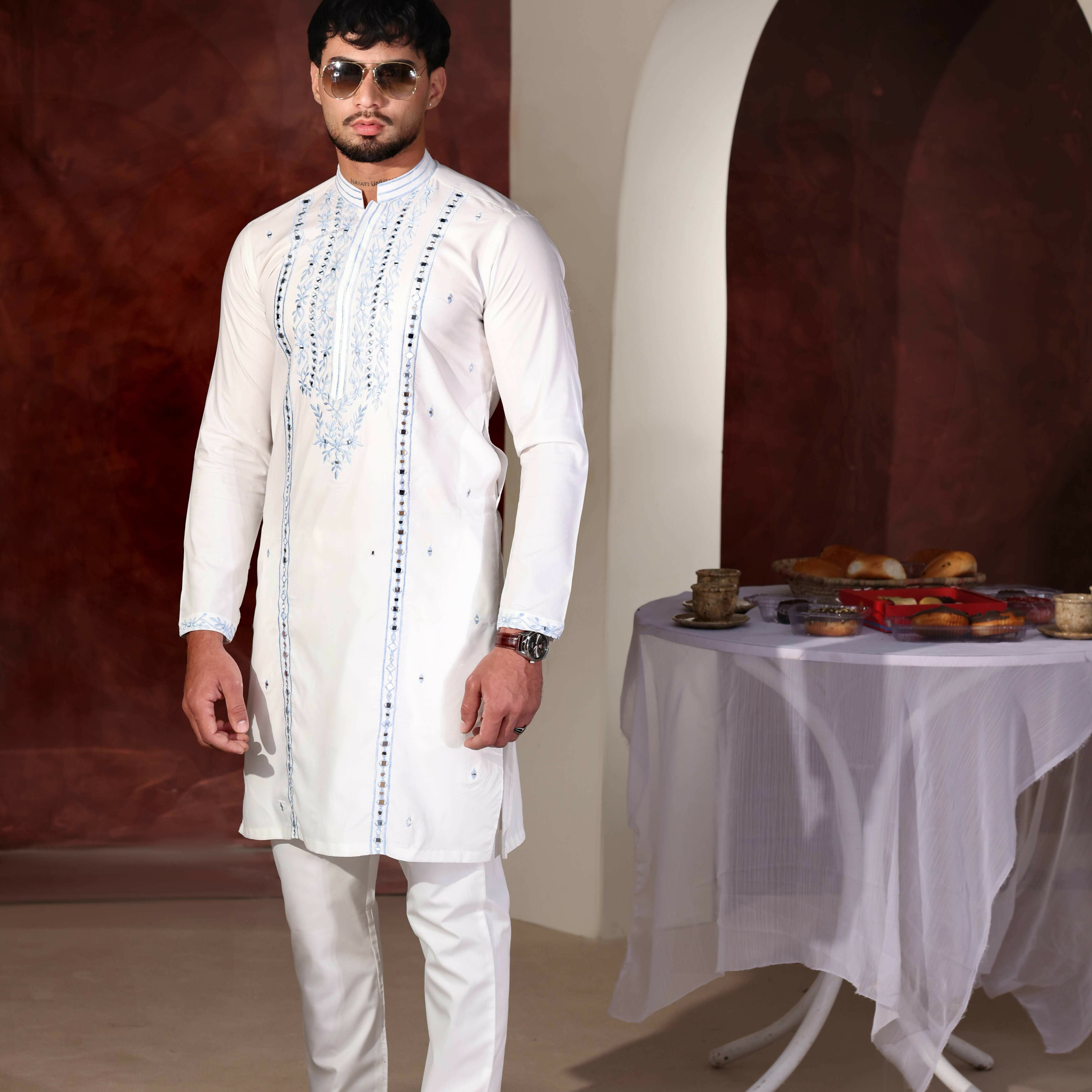MR 91 Mirror Work Kurta