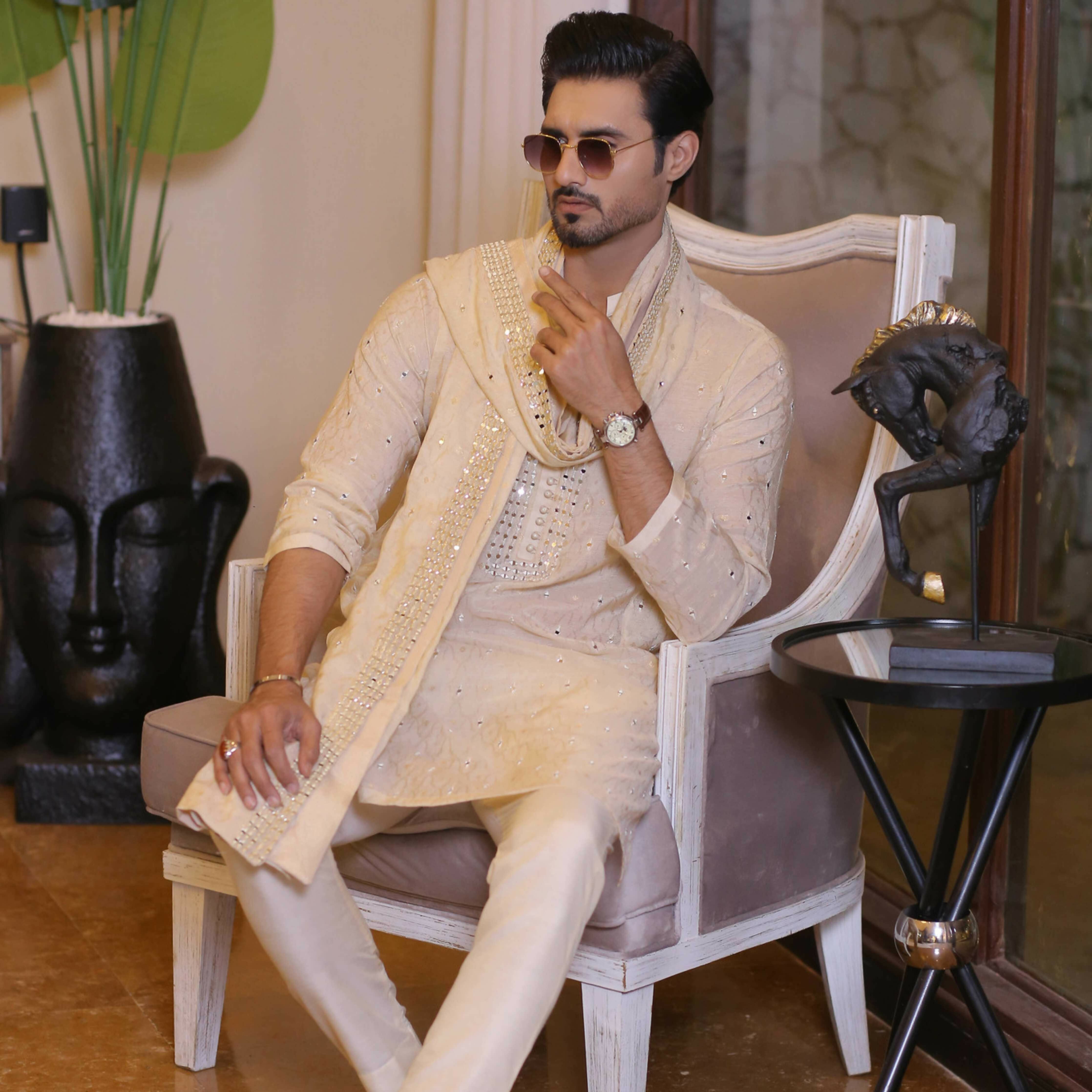 MR 62 Mirror Work Design Kurta Pajama