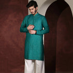 CK 768 Teal Green Chikankari Kurta