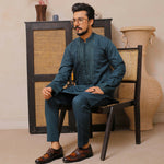 CK 500 Green Embroidered Executive Kurta Pajama