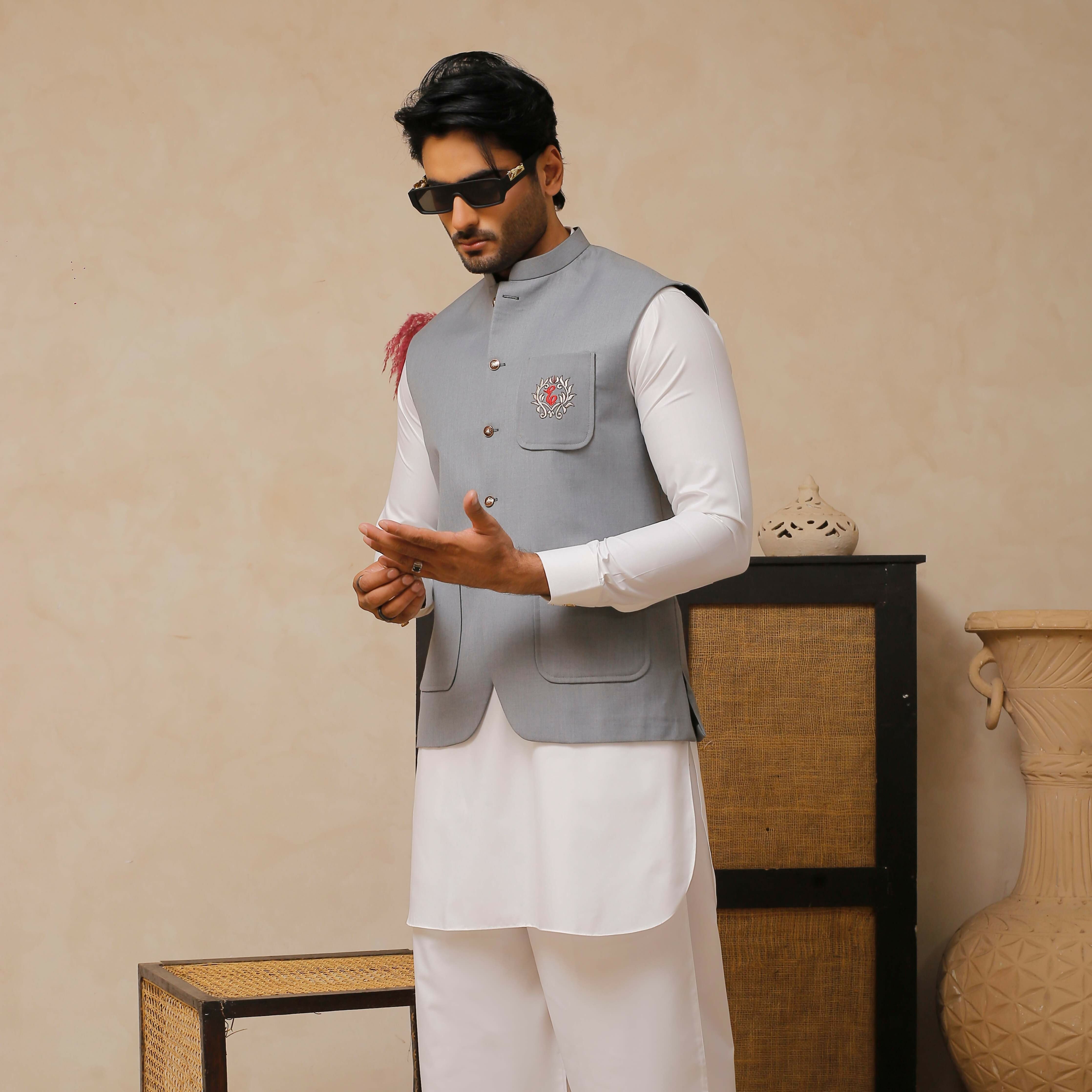 Formal Grey WaistCoat