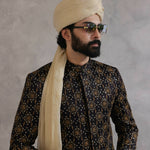 ER SH 115 Black Sherwani