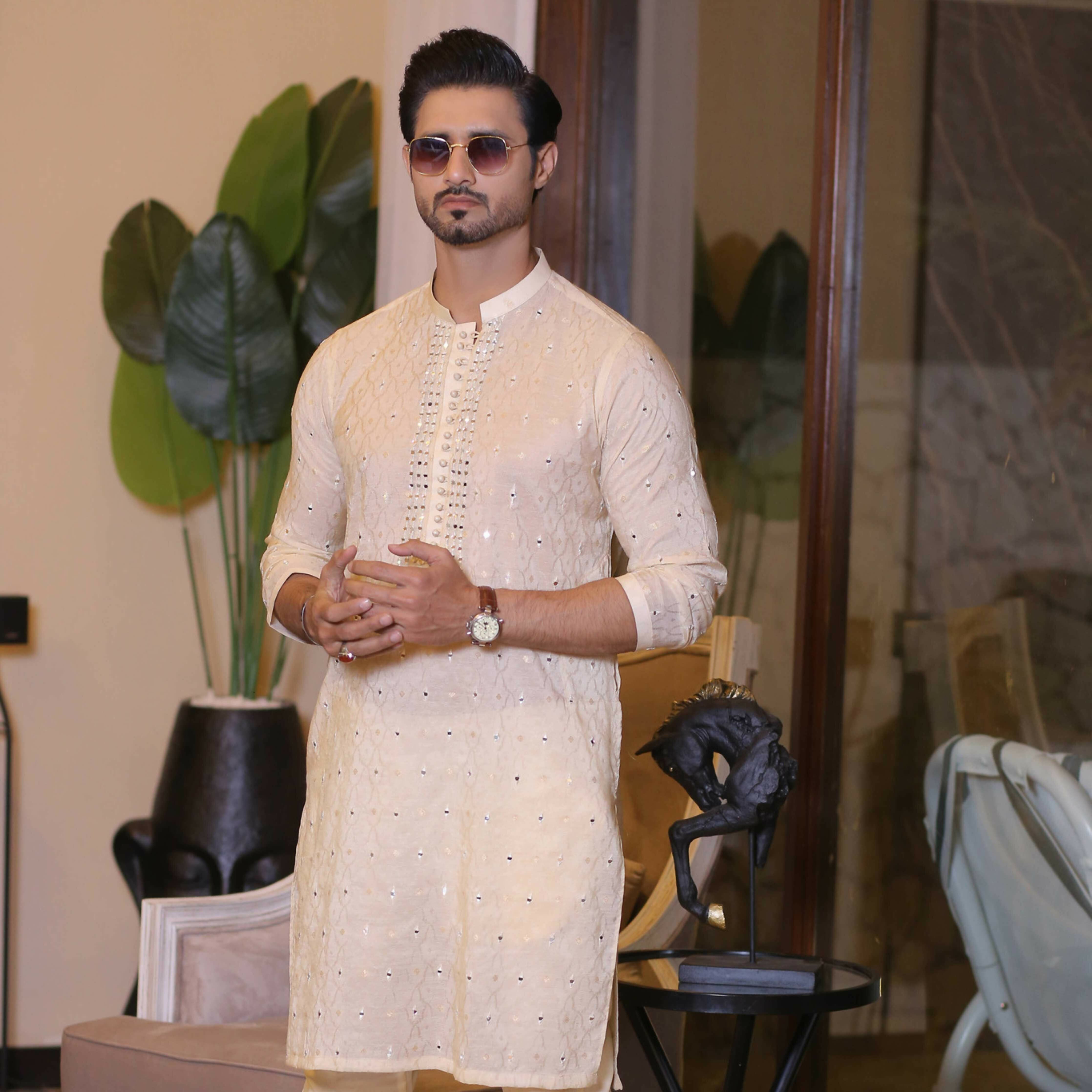 MR 62 Mirror Work Design Kurta Pajama