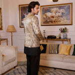 ER PC 3014 Grey Hand Work Prince Coat