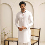 ER 810 Shining White Executive Shalwar Kameez