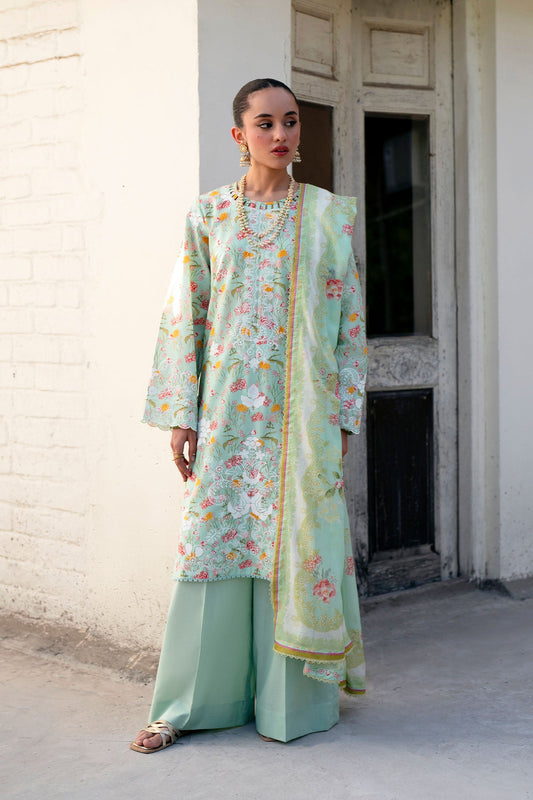Cotton Lawn Digital Print Cotton Thread Embroidery