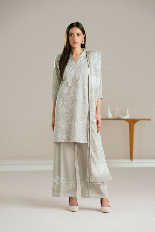 Cotton Lawn Dyed Embroidery