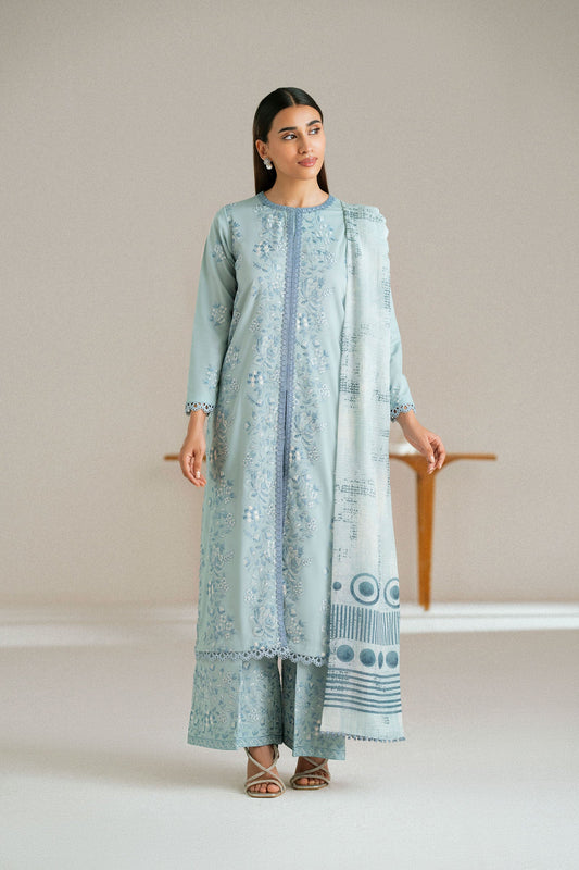 Cotton Lawn Dyed Embroidery