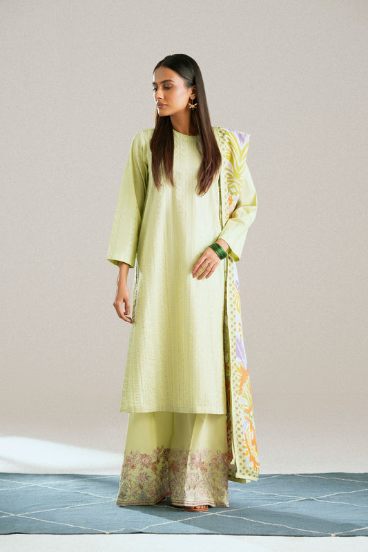 Cotton Lawn Dyed Embroidery