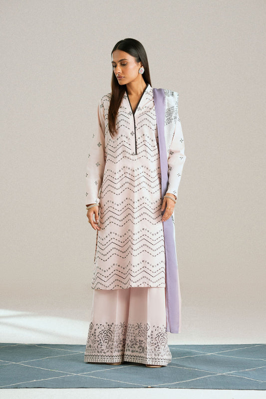 Cotton Lawn Dyed Embroidery