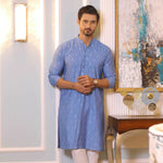 CK 713 Sky Blue Dress Kurta Pajama