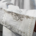 CK 752 White Embroidered Kurta With Farshi Shalwar