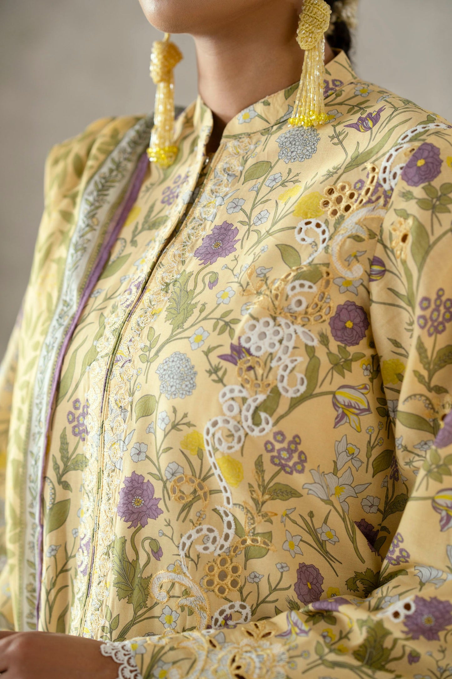 Cotton Lawn Digital Print Chikankari