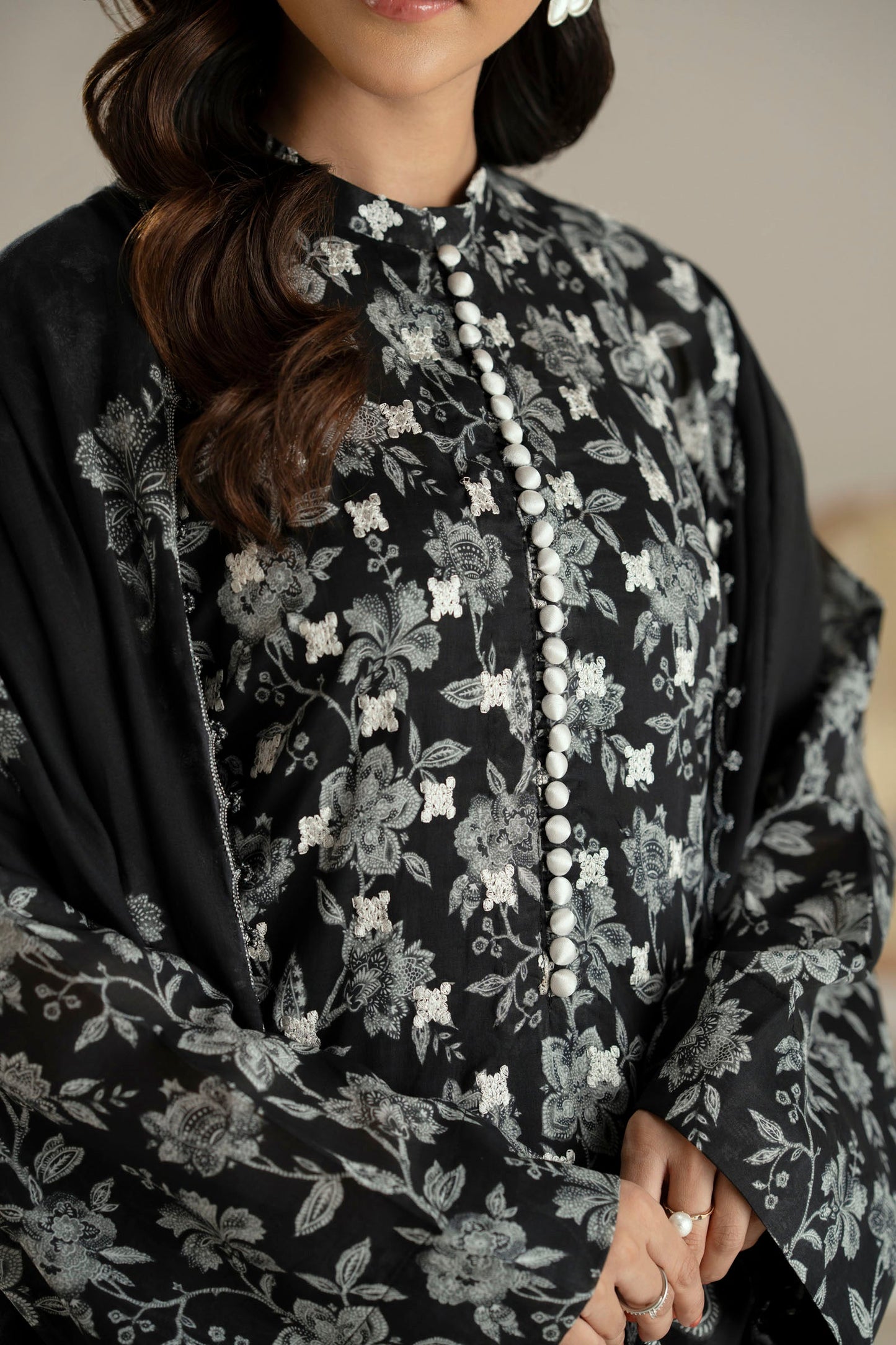 Supreme Lawn Digital Print Embroidery