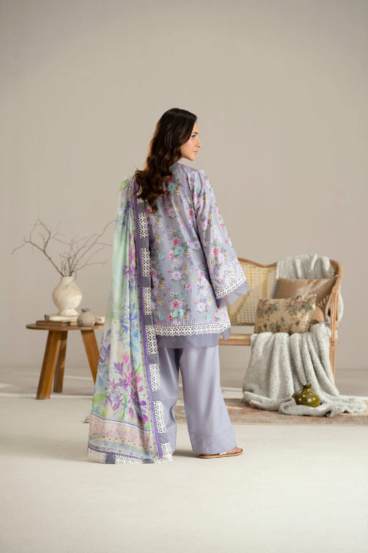 Cotton Lawn Digital Print Chikankari