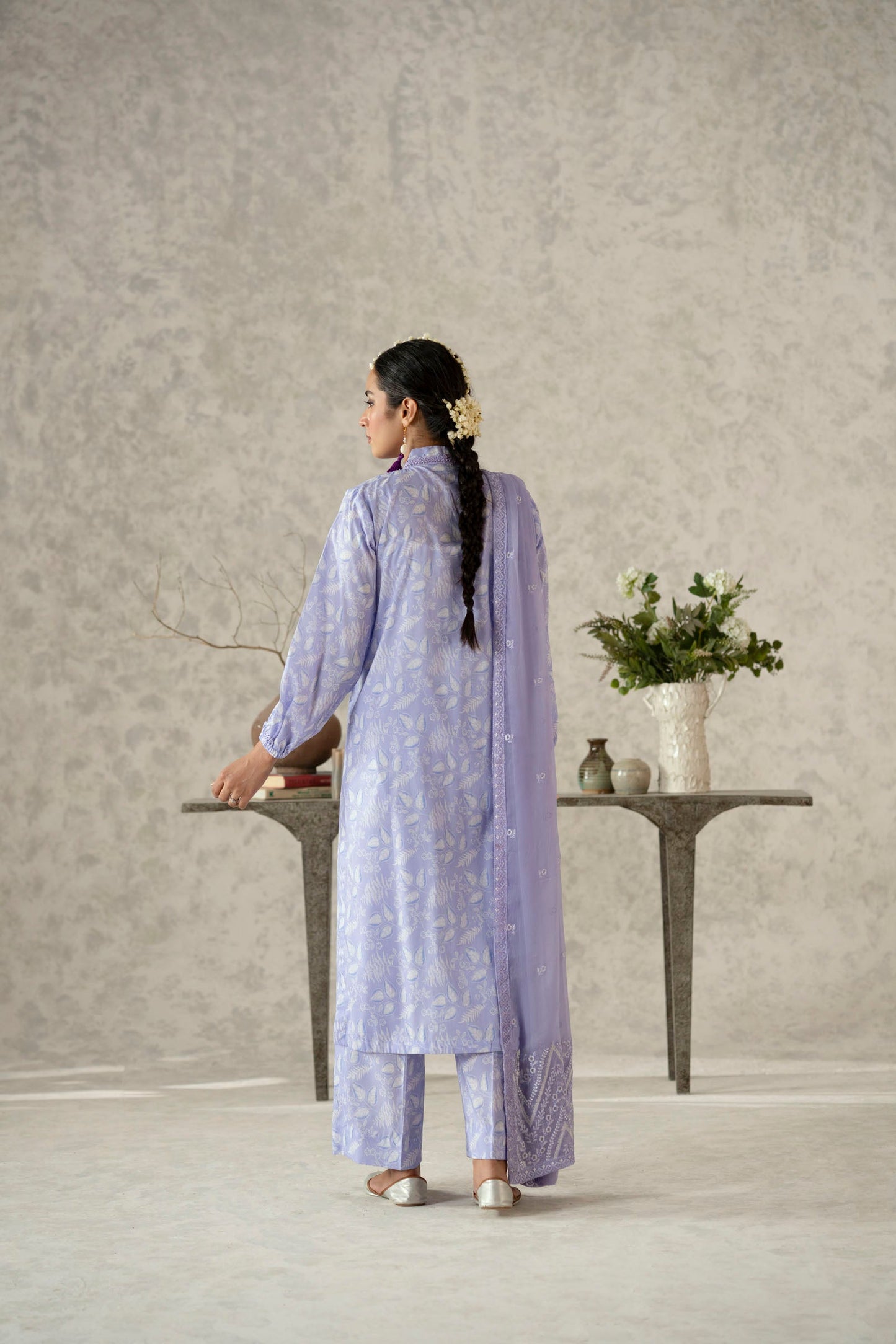 Cotton Lawn Digital Print Embroidery