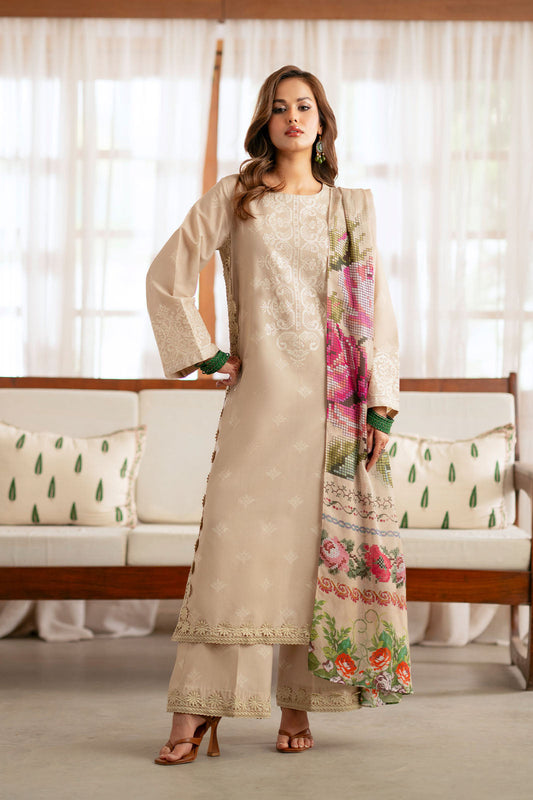 Cotton Lawn Digital Print Embroidery