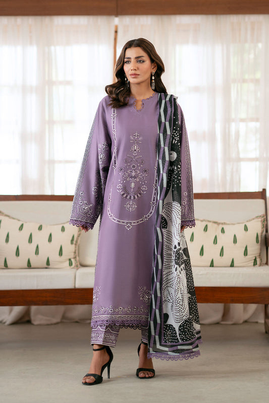 Cotton Lawn Dyed Embroidery