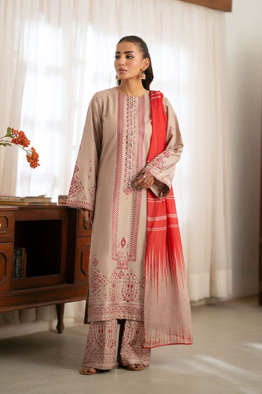 Cotton Lawn Dyed Embroidery