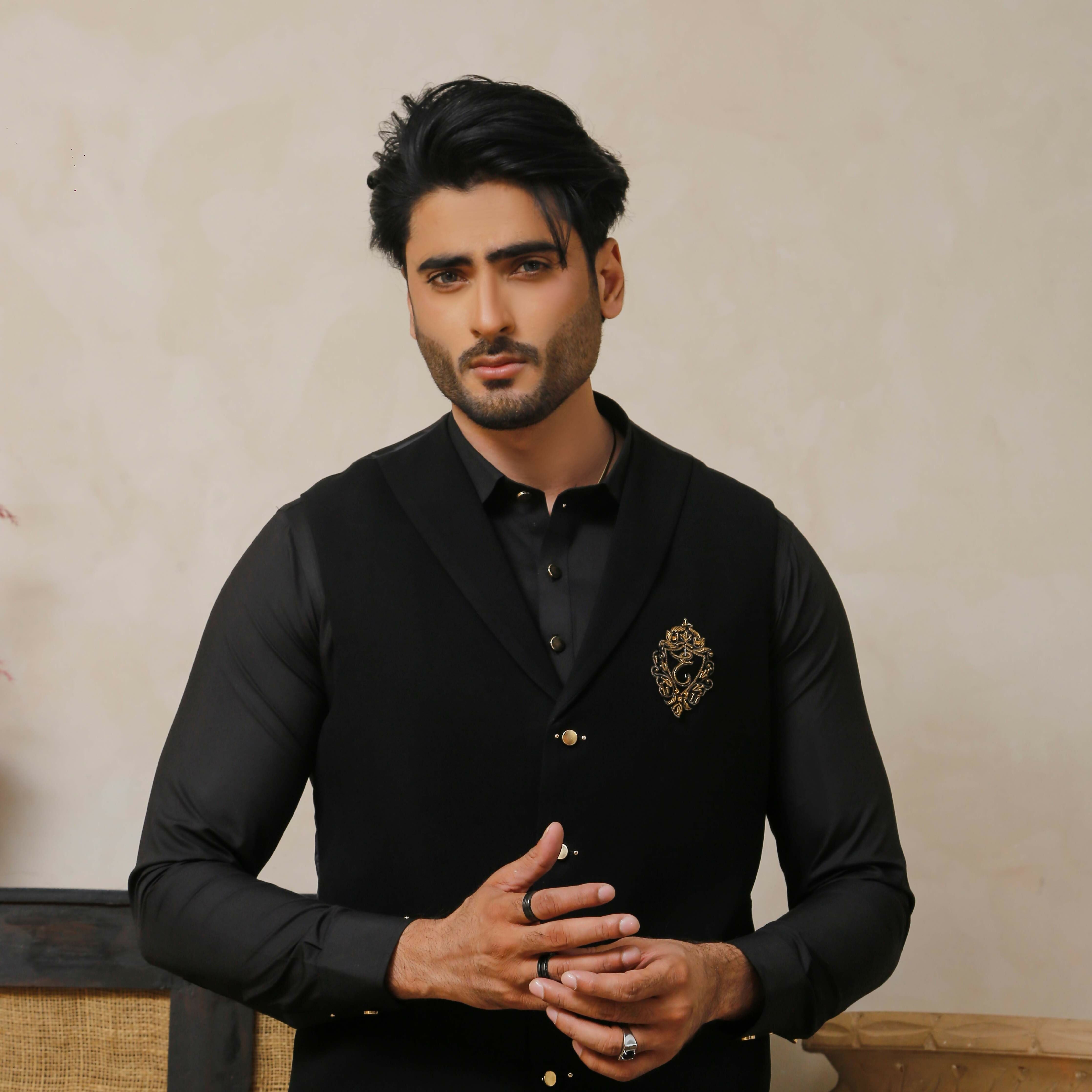 Eerie Black WaistCoat