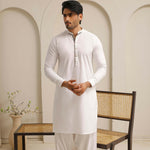 ER 803 Shining White Executive Shalwar Kameez