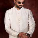 CK 762 White Chikankari Kurta