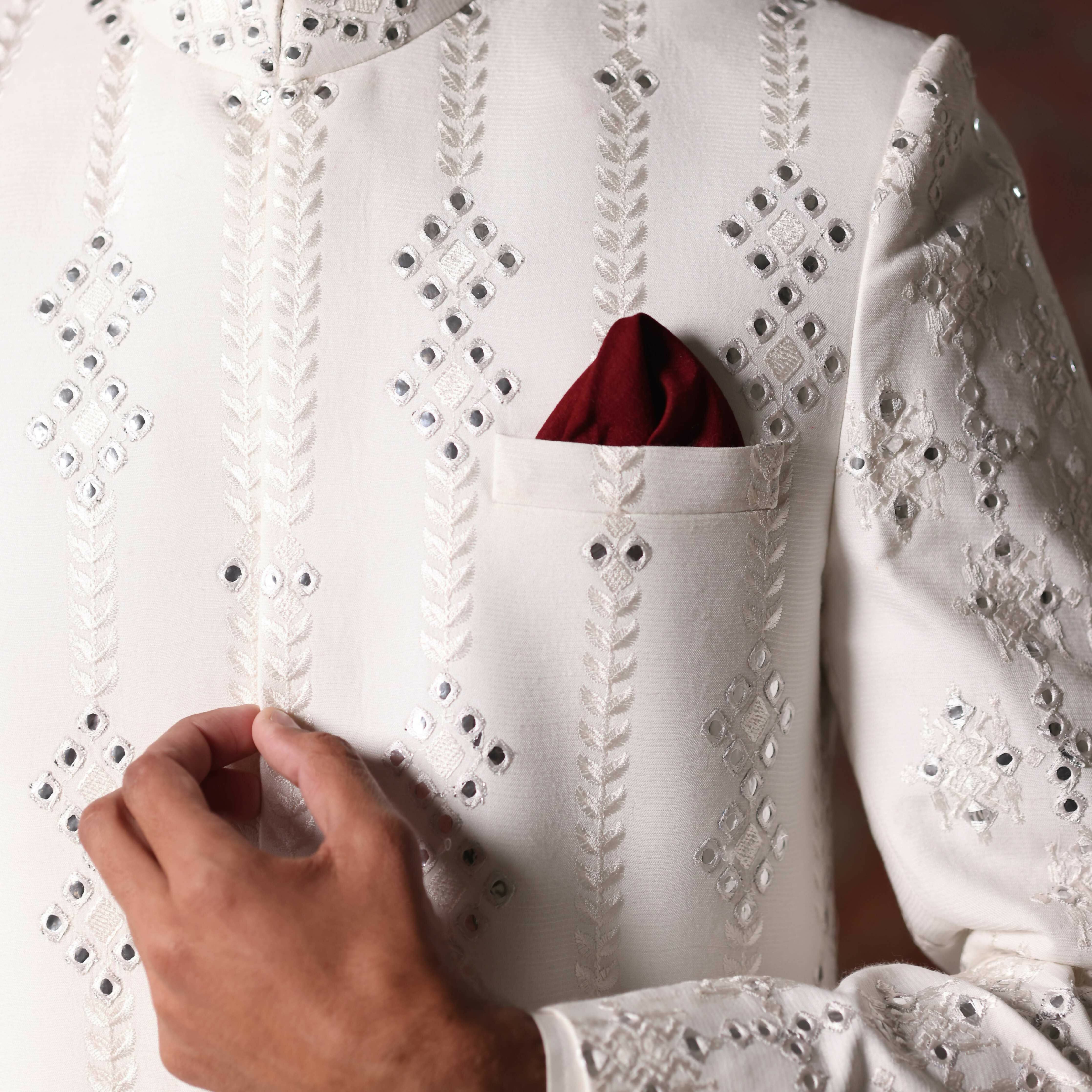 ER 3021 White Prince Coat