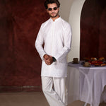 CK 759 White Chikankari Kurta