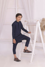 ER FS 5 Blue Kurta Pajama Set For Father And Son