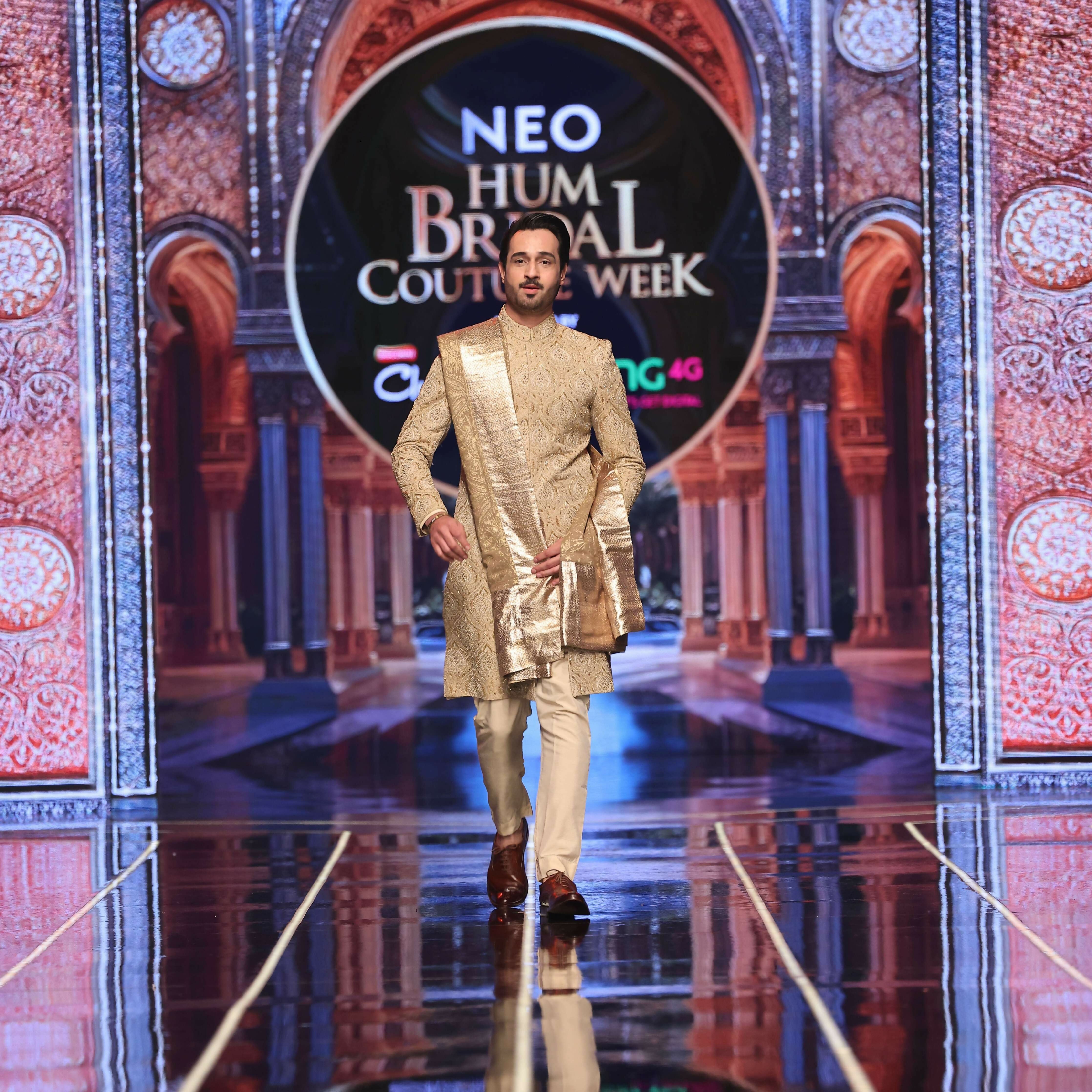 BCW 59 Junaid Sherwani Light Gold Hand Work