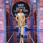 BCW 59 Junaid Sherwani Light Gold Hand Work
