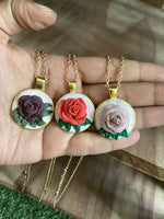 Rose- Pendant set