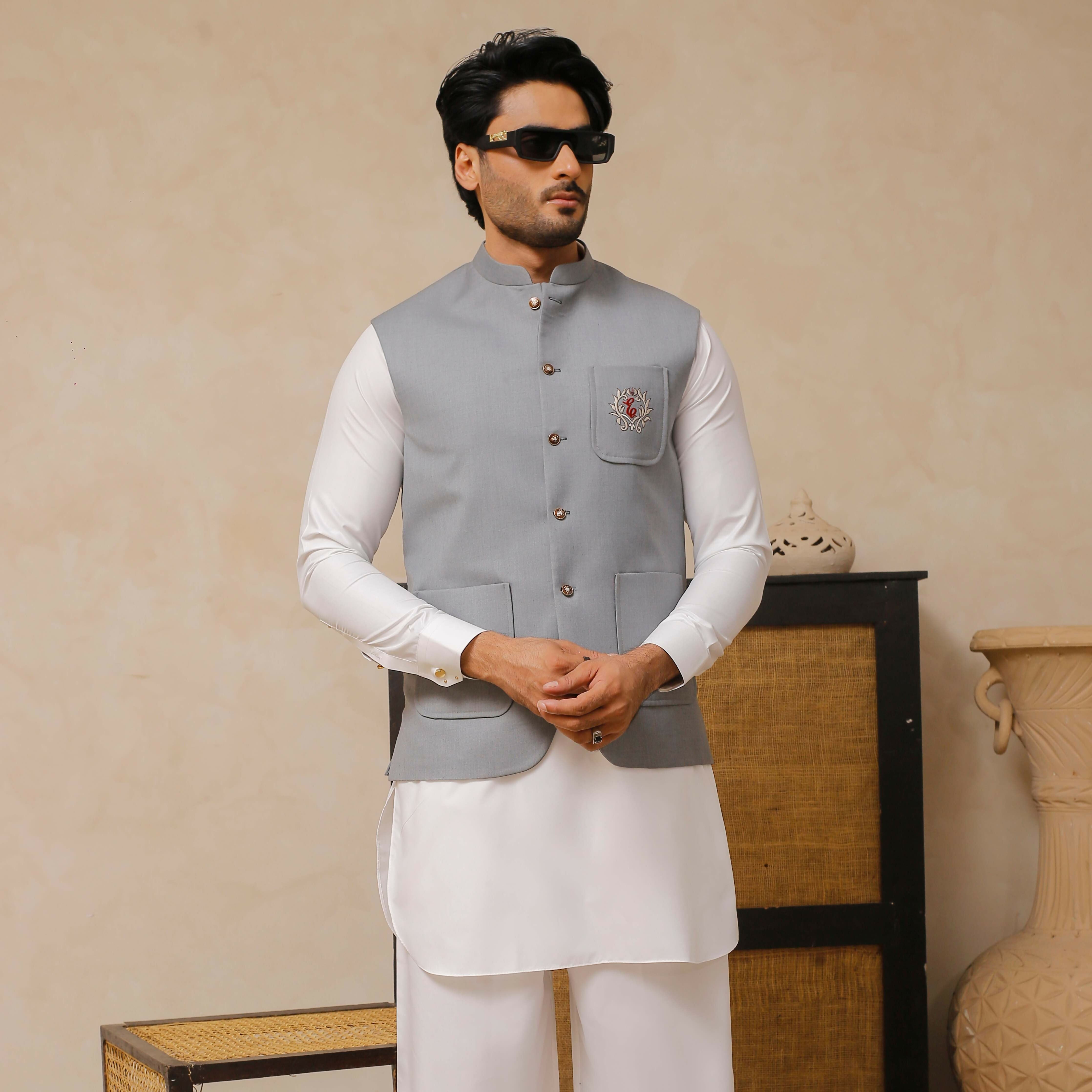 Formal Grey WaistCoat