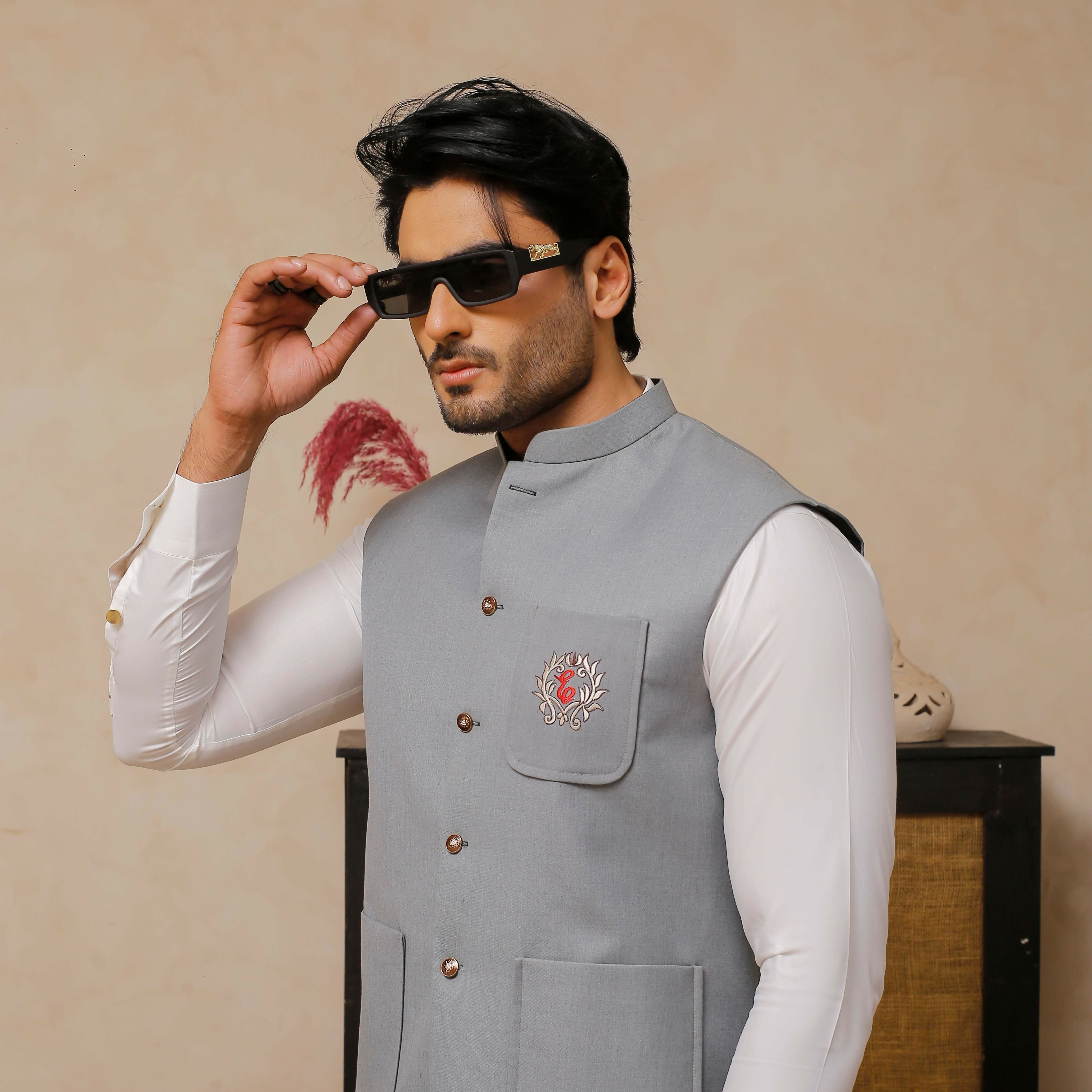 Formal Grey WaistCoat