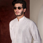 CK 760 White Chikankari Kurta