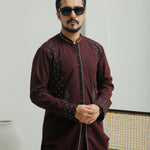ER 501 Dark Maroon Kurta Bell Bottom Trouser